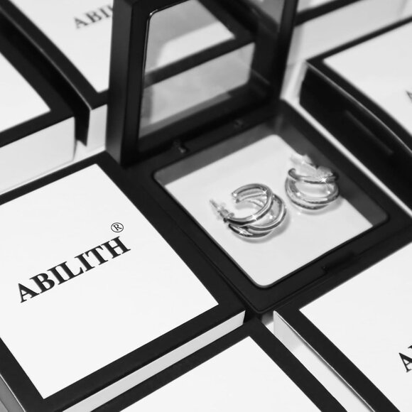 18K Gold Plated Huggie Hoop Earrings Hypoallergenic Lightweight Jewelry - Picture 6 of 7